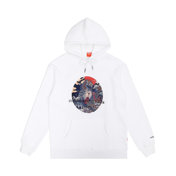 Chinese style men's kirin print hoodie 8