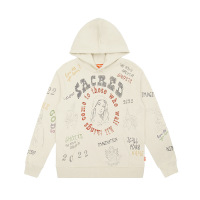 Ethnic style hooded sweatshirt creative printing loose and versatile 6