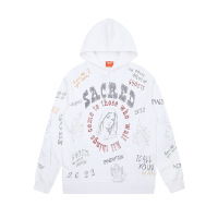 Ethnic style hooded sweatshirt creative printing loose and versatile 6