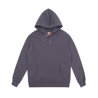 Plush loose solid color round neck sweatshirt for men couples 5