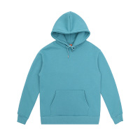 Plush loose solid color round neck sweatshirt for men couples 5
