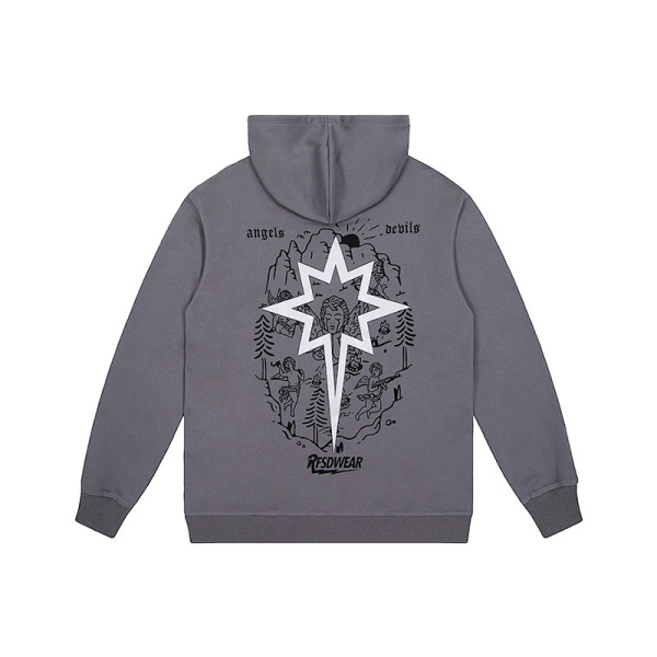 Reflective Star Print Hoodie 9