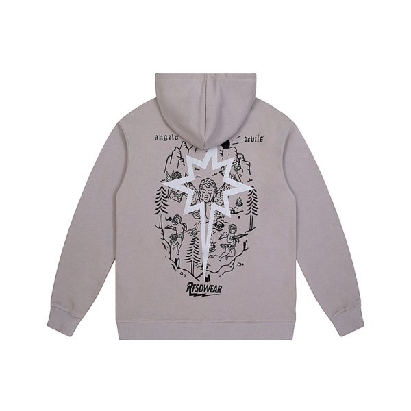 Reflective Star Print Hoodie 9