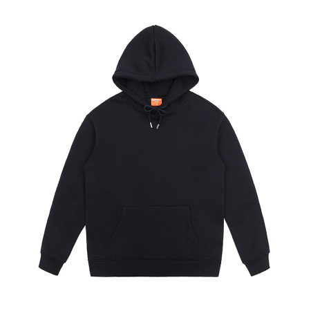 Solid color velvet oversize hooded sweatshirt 1