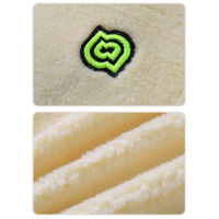 men's lamb wool jacket, plush and thickened stand collar cotton jacket 13