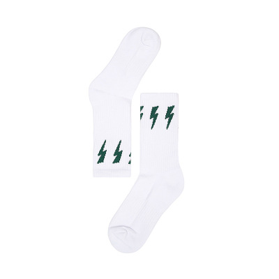 Contrast color socks trendy splicing sports socks 23