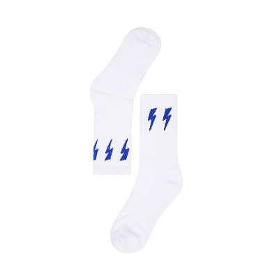Contrast color socks trendy splicing sports socks 23