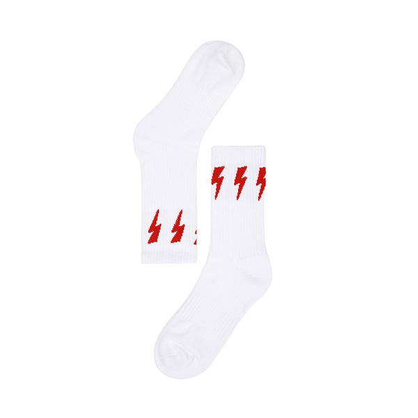 Contrast color socks trendy splicing sports socks 23