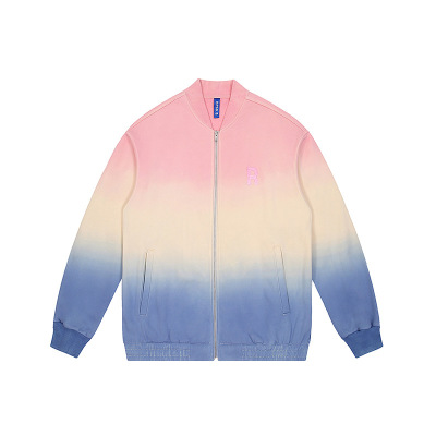 Hang-dyed jacket Light fleece loose top 18