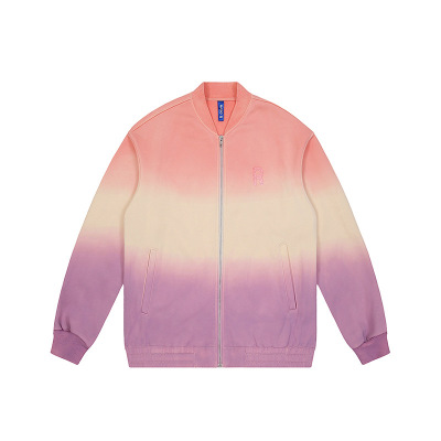 Hang-dyed jacket Light fleece loose top 18