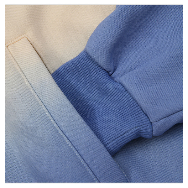 Hang-dyed jacket Light fleece loose top 18