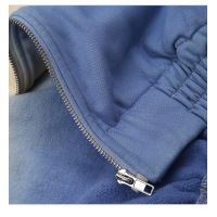 Hang-dyed jacket Light fleece loose top 18