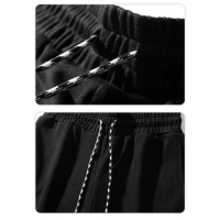 Loose and slim sports casual pants cotton lace-up shorts 24