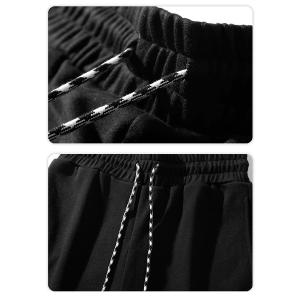 Loose and slim sports casual pants cotton lace-up shorts 24