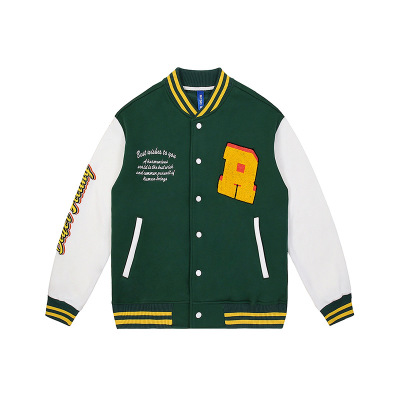 Polar Fleece Baseball Jacket Towel Embroidery Jacket 21
