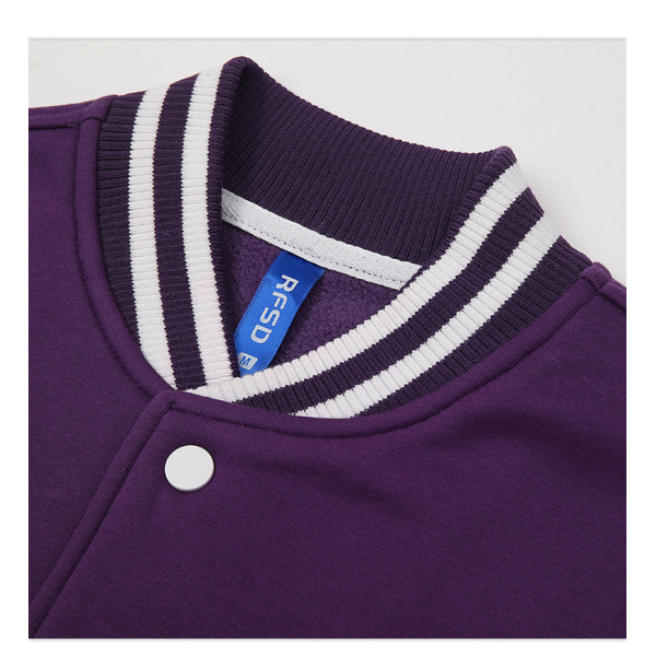 Polar Fleece Baseball Jacket Towel Embroidery Jacket 21