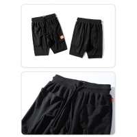 Pure cotton loose straight-leg big pocket shorts 28