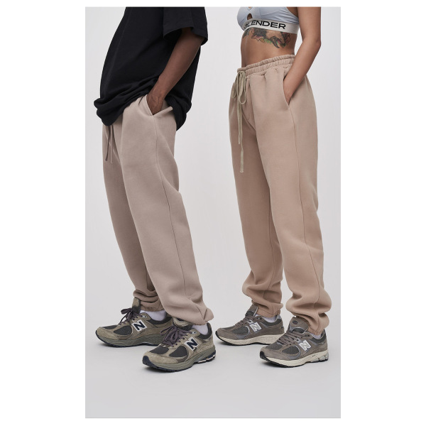 Solid color casual fleece sweatpants hip-hop pants 29