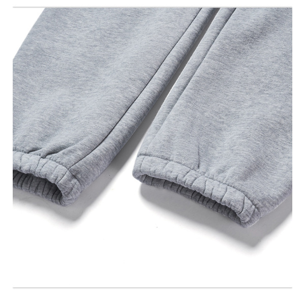 Solid color casual fleece sweatpants hip-hop pants 29