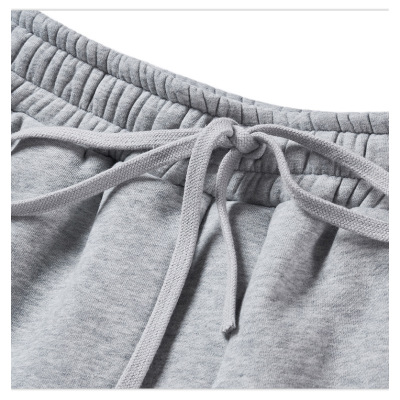 Solid color casual fleece sweatpants hip-hop pants 29