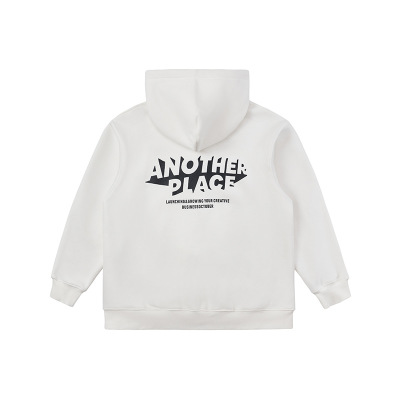 Zip-up Jacket Loose Fit Printed Hooded Sweatshirt 17