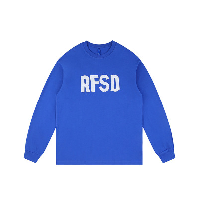 Double yarn basic long-sleeved T-shirt casual loose top 41