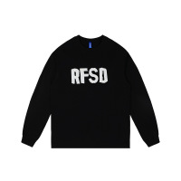 Double yarn basic long-sleeved T-shirt casual loose top 41