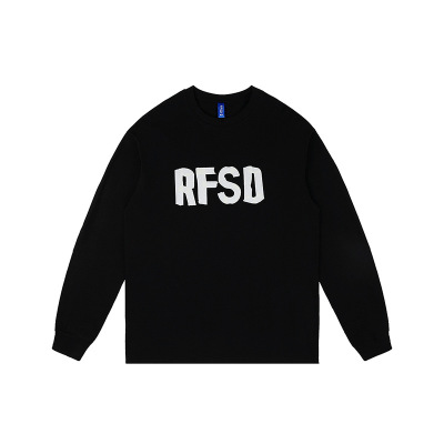 Double yarn basic long-sleeved T-shirt casual loose top 41