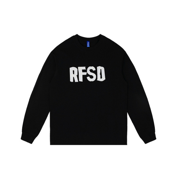 Double yarn basic long-sleeved T-shirt casual loose top 41