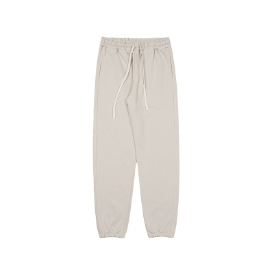 Earth-tone casual trousers loose straight sweatpants 30