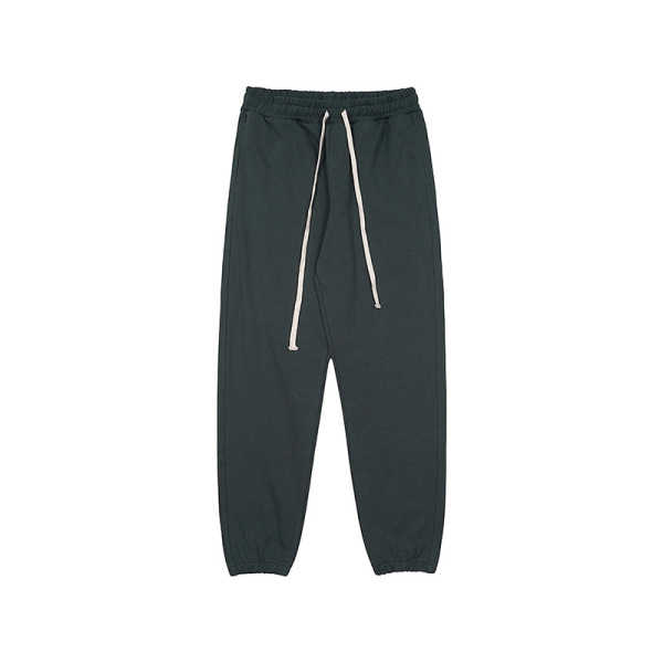 Earth-tone casual trousers loose straight sweatpants 30