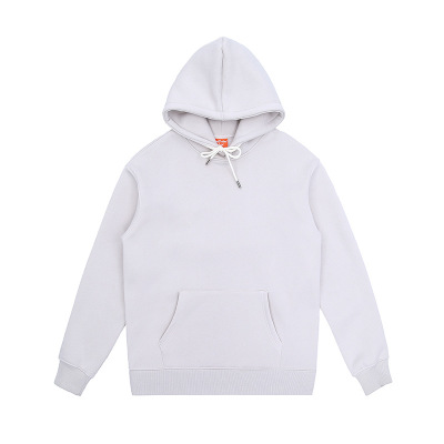 Loose fleece solid color round neck sweatshirt 53