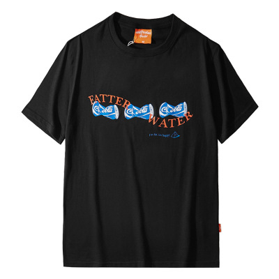Men's loose short-sleeved T-shirt with funny street prints 39