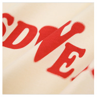 Round Neck Long Sleeve T-shirt Couple Print Long Sleeve Loose 46
