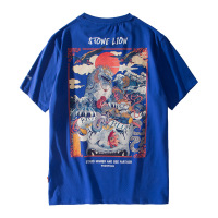 Short-sleeved Chinese style trendy cotton loose 40