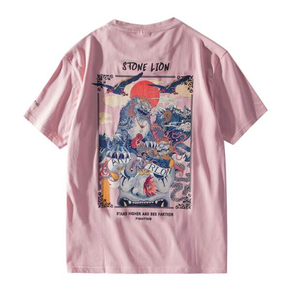 Short-sleeved Chinese style trendy cotton loose 40