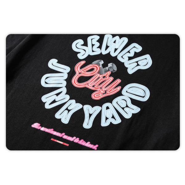 Short-sleeved T-shirt with letter print, simple and loose style 36