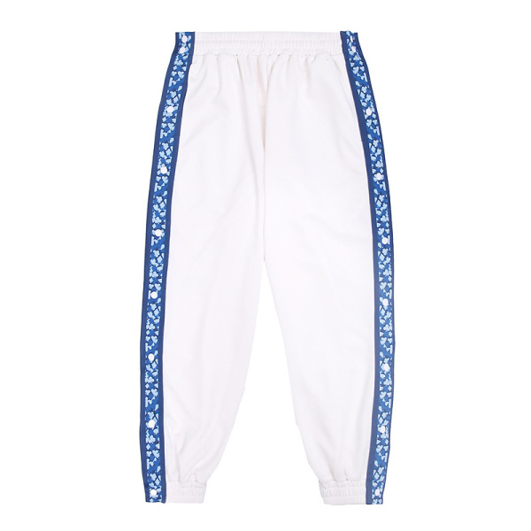 Straight-breasted casual trousers wide-leg sports pants 55