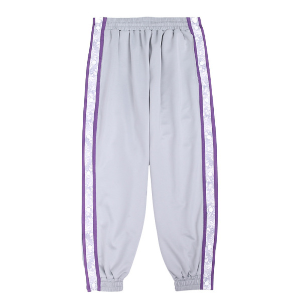Straight-breasted casual trousers wide-leg sports pants 55