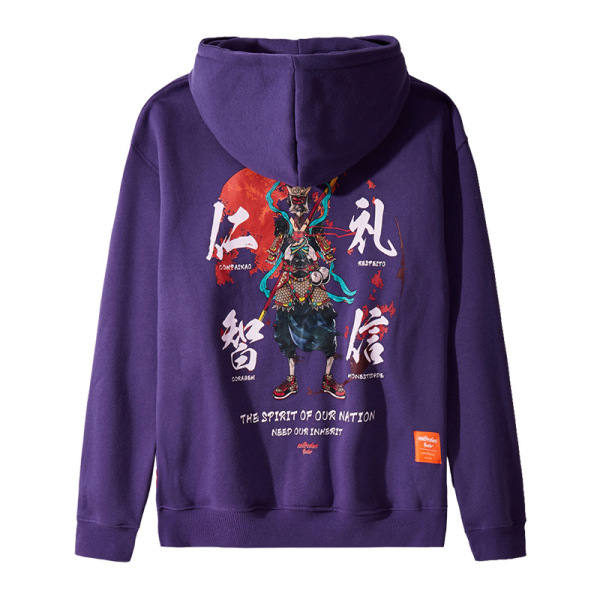 Sweatshirt Hoodie Chinese style plus velvet thick loose coat 60