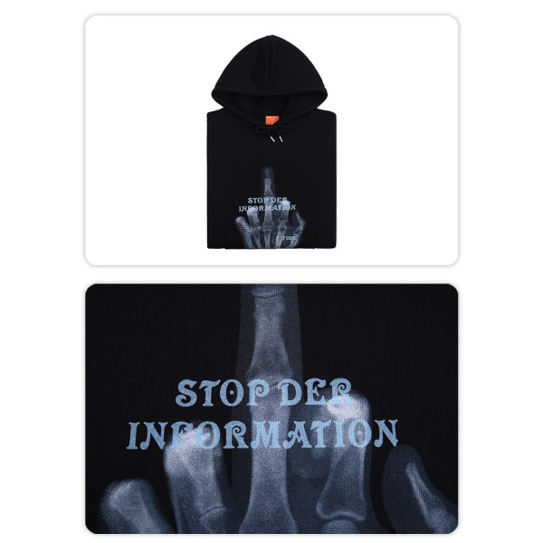Sweatshirt Jacket Skull Finger Print Casual Personalized Hooded Hoodie 50