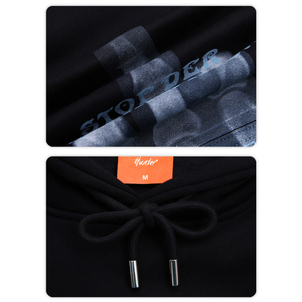 Sweatshirt Jacket Skull Finger Print Casual Personalized Hooded Hoodie 50