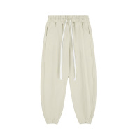 Terry Street Loose Solid Color Cuffed Sweatpants 32