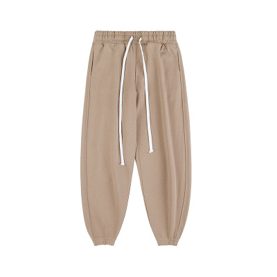 Terry Street Loose Solid Color Cuffed Sweatpants 32