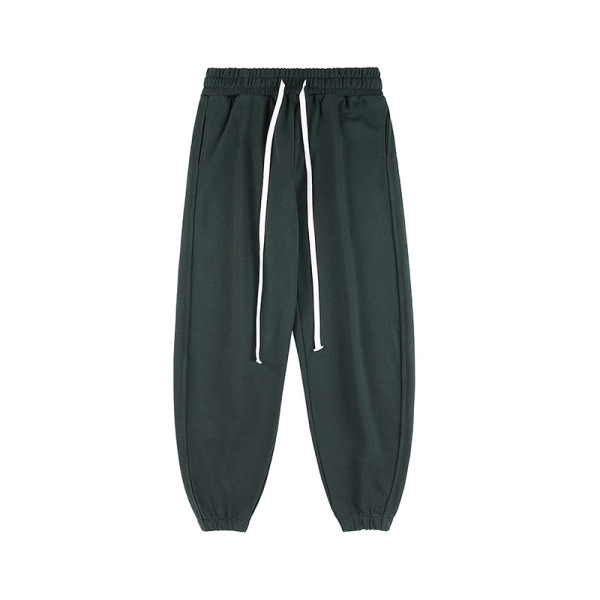 Terry Street Loose Solid Color Cuffed Sweatpants 32