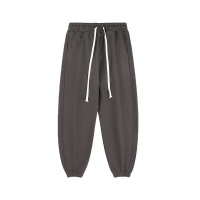 Terry Street Loose Solid Color Cuffed Sweatpants 32