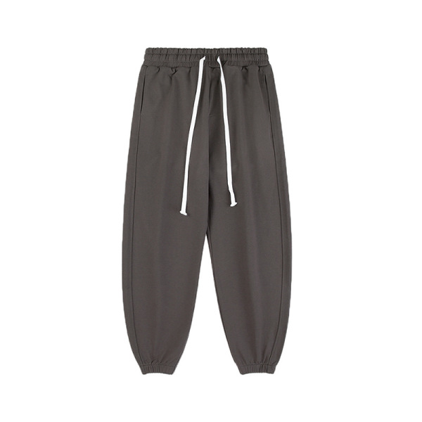 Terry Street Loose Solid Color Cuffed Sweatpants 32